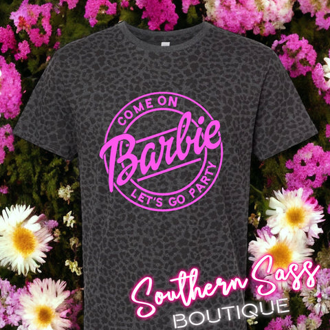 COME ON BARBIE FULLY EMBROIDERED TSHIRT