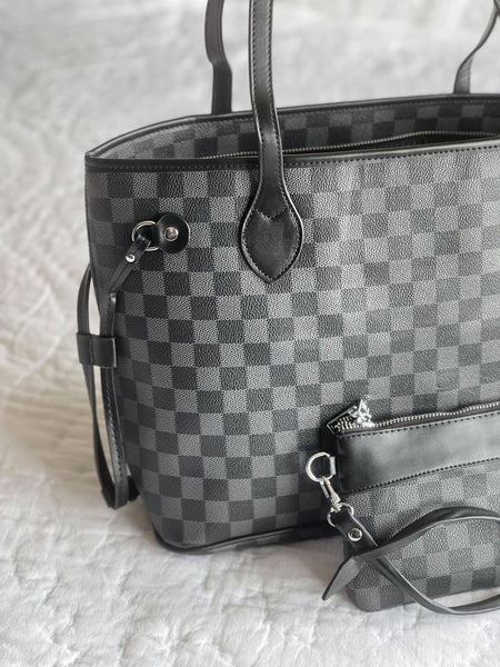 TAYLOR TOTE - CHECKERED