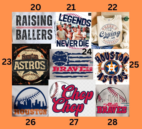 BASEBALL COLLAGE GRAPHIC COLLECTION 2024