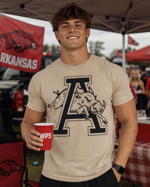 CHRISTMAS IN JULY FOR HIM - BOLD BLACK A LOGO