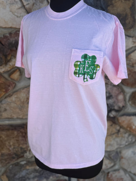 LUCKY GIRL ICON POCKET TEE (ST PATRICKS DAY)
