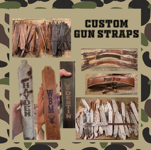 HANDMADE REAL LEATHER / REAL HIDE WEAPON STRAP COLLECTION