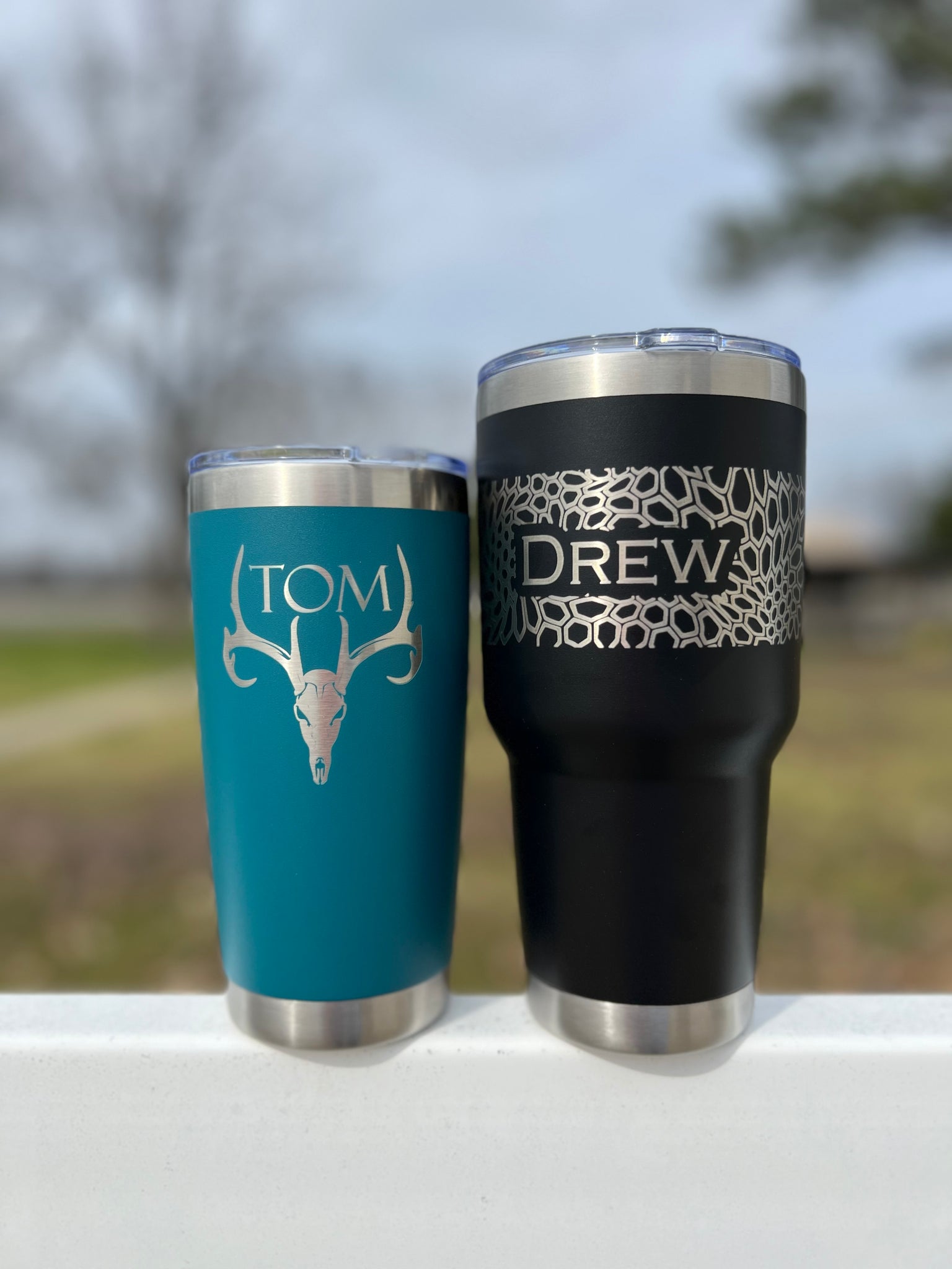 MENS ENGRAVED TUMBLERS