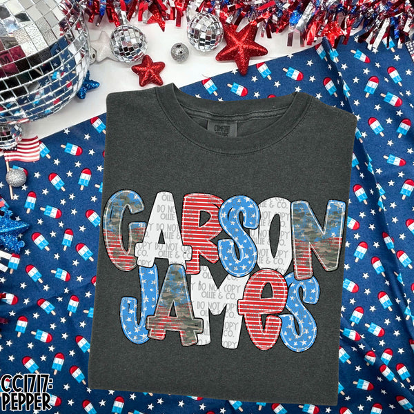 HANDLETTERED BY BAILEY - COLORFUL & PATRIOTIC