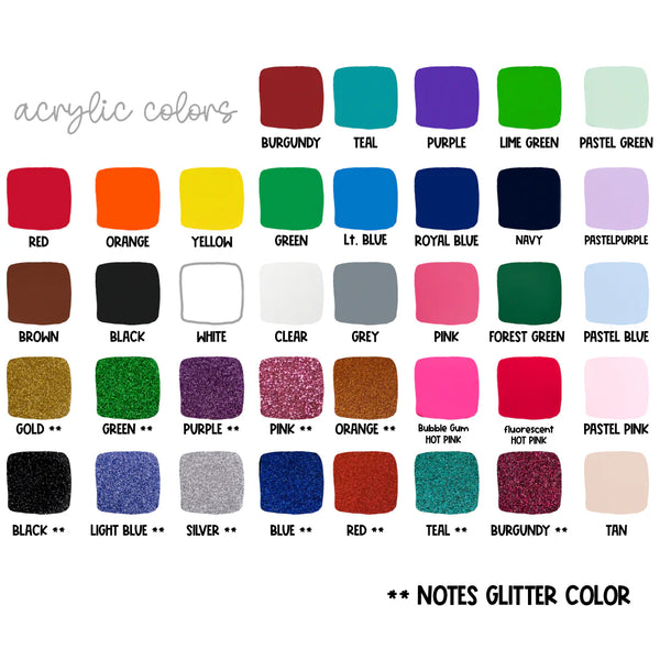 ACRYLIC SPORTS EARRINGS - CUSTOMIZED YOUR WAY