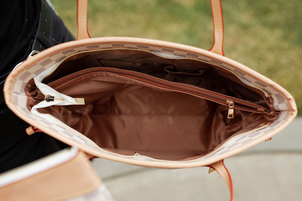 TAYLOR TOTE - CHECKERED
