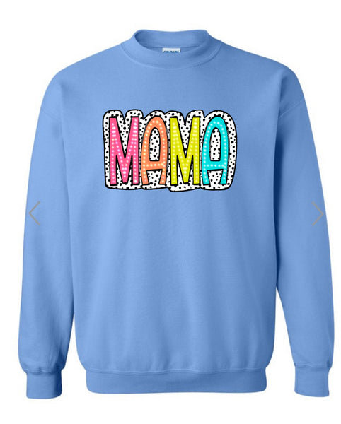 DALMATION DOT CUSTOM NAME SWEASHIRTS
