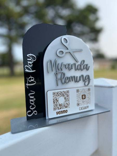 QR CODE CUSTOM BUSINESS SIGNS