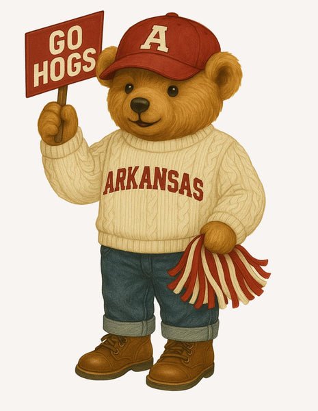 BEARY CUTE ARKA NSAS CHEERLEADER