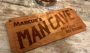 CUSTOM MAN CAVE SIGN