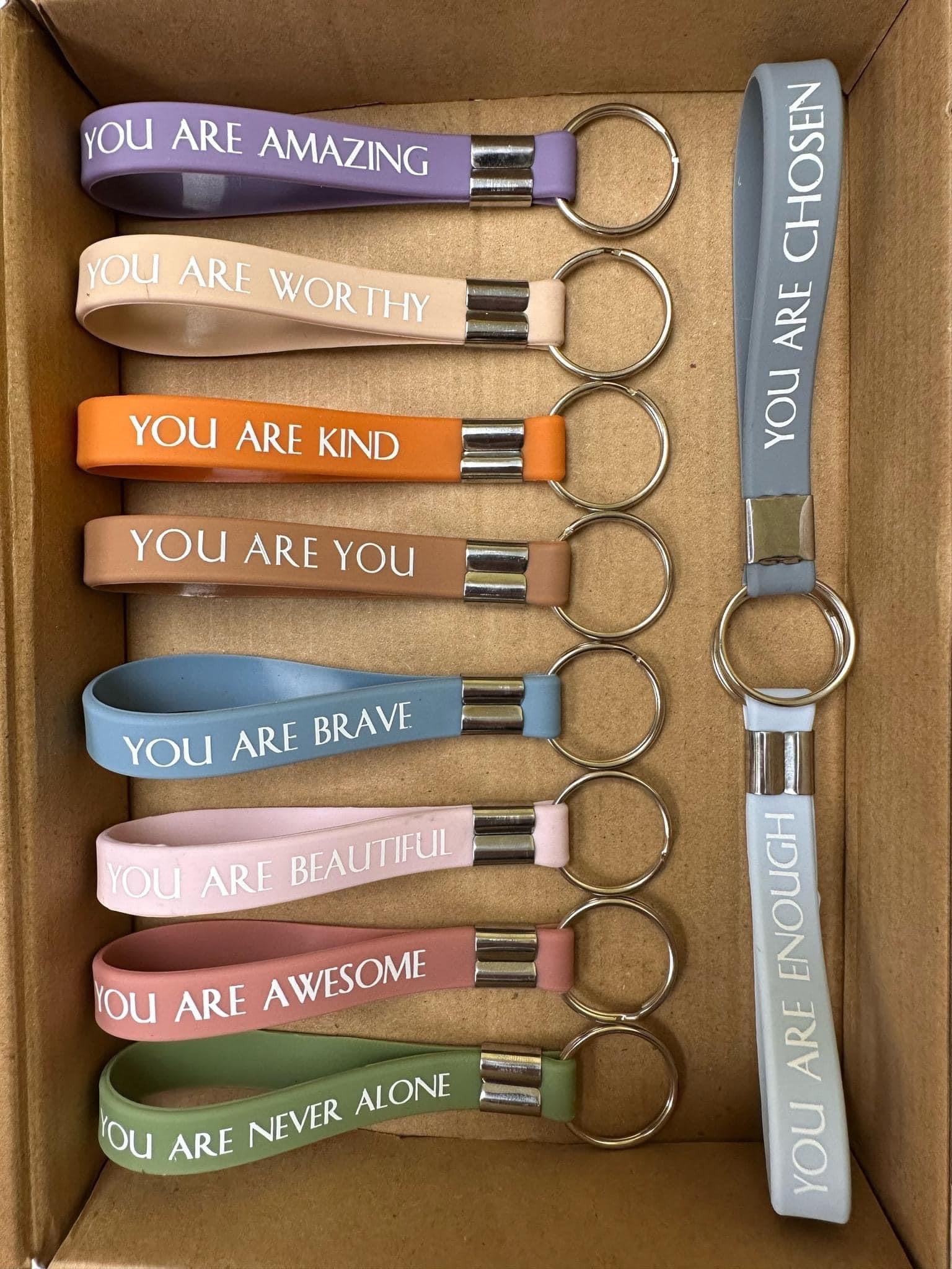 ENCOURAGING KEYCHAINS 3/$10