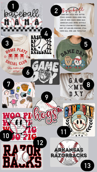 BASEBALL COLLAGE GRAPHIC COLLECTION 2024