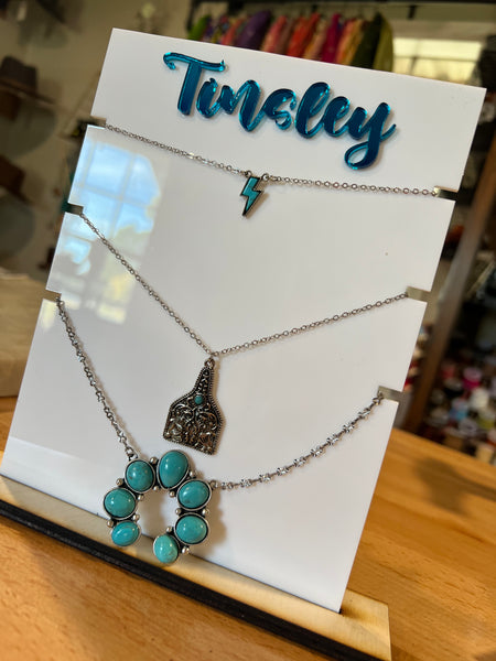 CUSTOM ACRYLIC NECKLACE DISPLAY