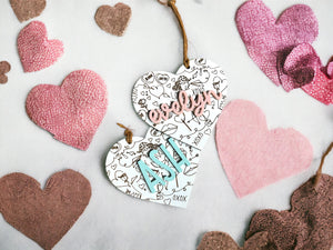 VALENTINE DOODLE GIFT TAG