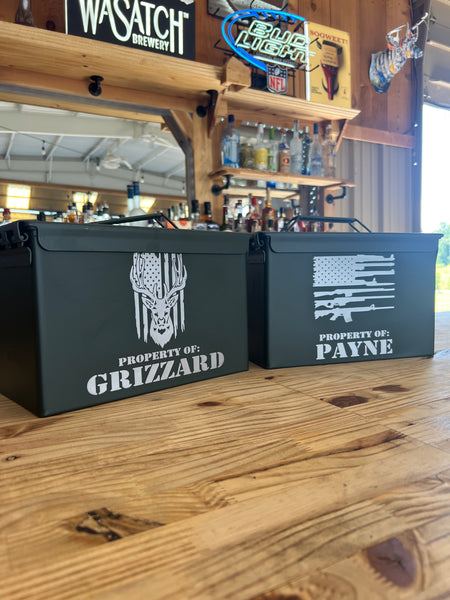 CUSTOM ENGRAVED AMMO CAN