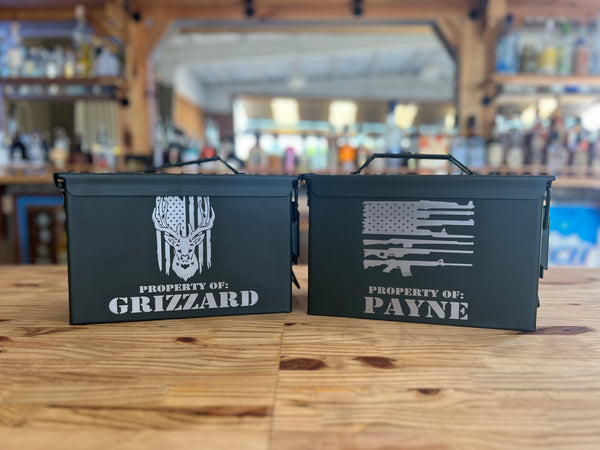 CUSTOM ENGRAVED AMMO CAN