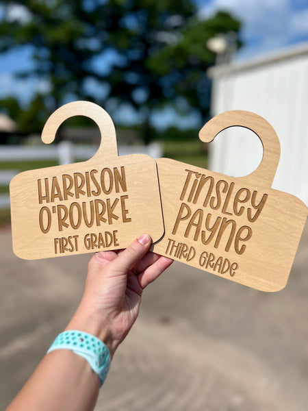 CAR RIDER LASER ENGRAVED SIGNS