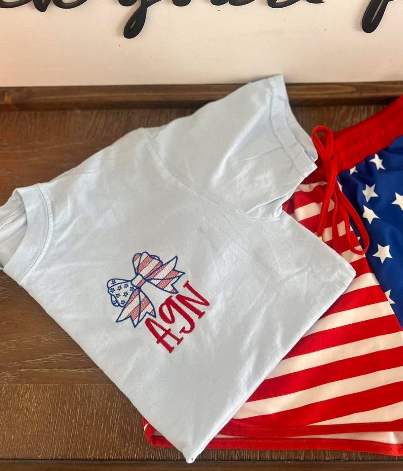 PATRIOTIC EMBROIDERED SUMMER COLLECTION