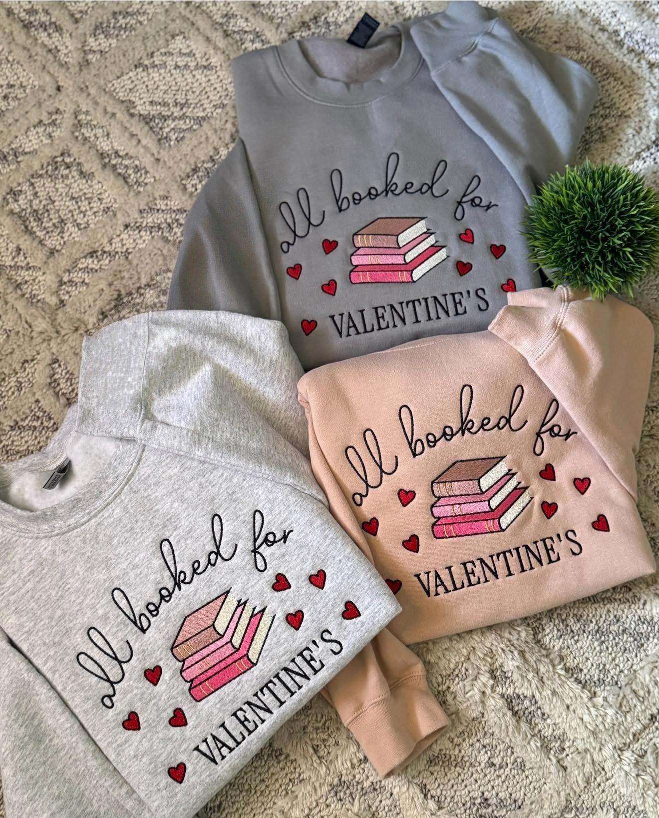 ALL BOOKED FOR VALENTINE'S EMBROIDERED COLLECTION