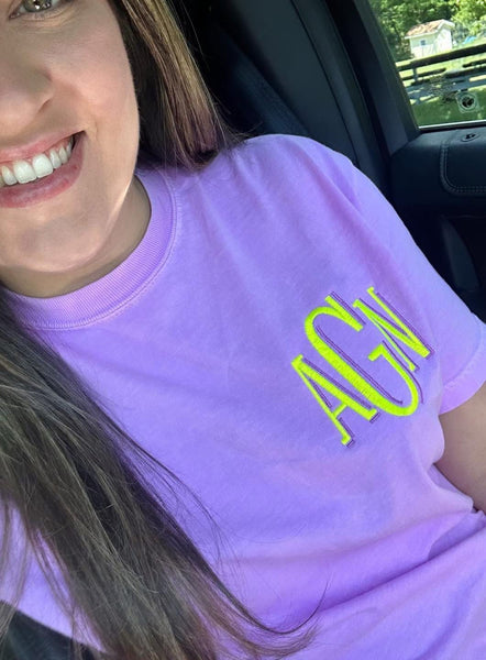 SLOAN SHADOW MONOGRAMMED TEES