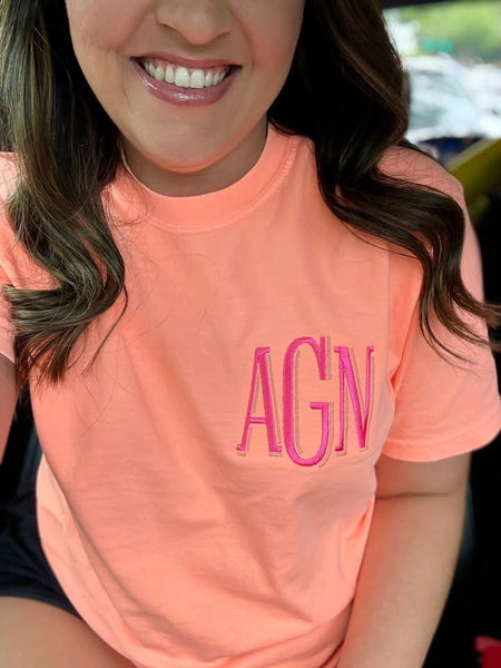 SLOAN SHADOW MONOGRAMMED TEES