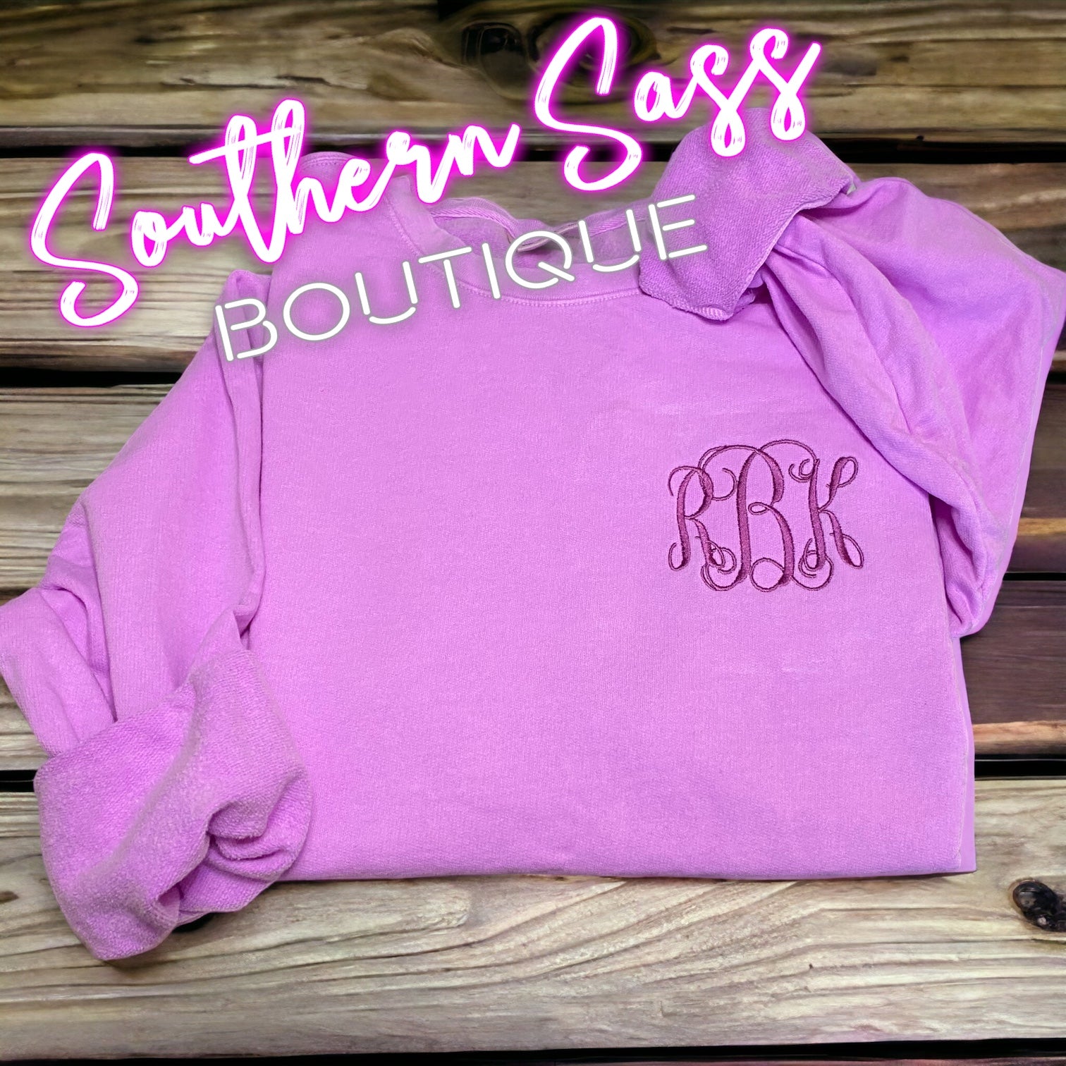 *NEW* LIGHTWEIGHT COMFORT COLOR MONOGRAMMED SWEATSHIRT