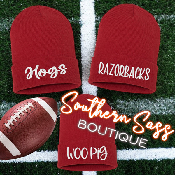 CUSTOMIZABLE BEANIES ** FREE EMBROIDERY**