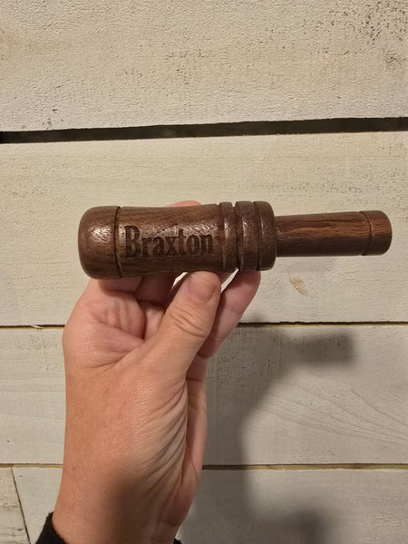 WOODEN DUCK CALLS LASER ENGRAVED