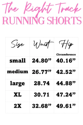 THE RIGHT TRACK RUNNING SHORTS