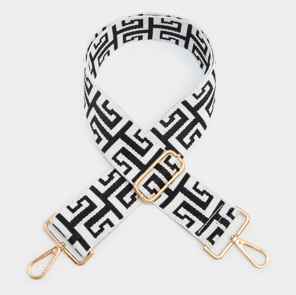 Greek Patterned Bag Strap
