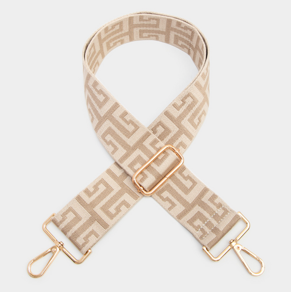 Greek Patterned Bag Strap