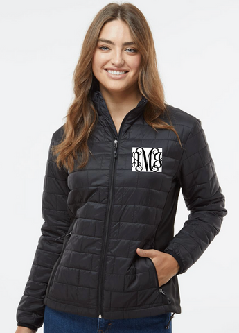Women's Element Puffer Jacket - 5713- FREE EMBROIDERY