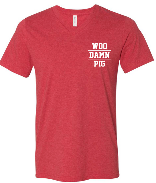 $15 RED BELLA + CANVAS VNECK SALE