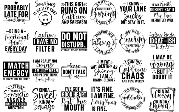 SARCASM MYSTERY TRUCKER HATS