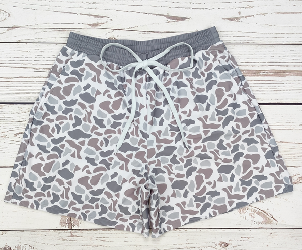 GREY CAMO - WHOLE FAMILY SWIM COLLECTION