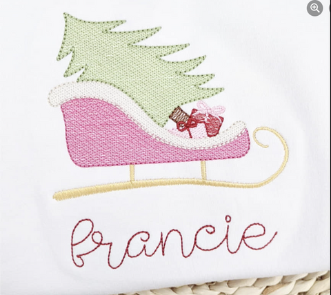 CLASSIC CHRISTMAS EMBROIDERED KIDS TEES