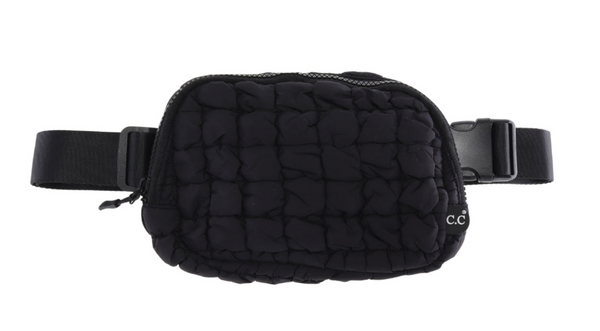 Quilted Puffer C.C Belt Bag