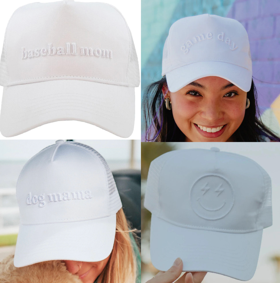3-D EMBROIDERED HATS