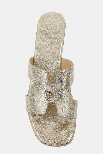 KALINDA METALLIC WEDGE - SHU SHOP