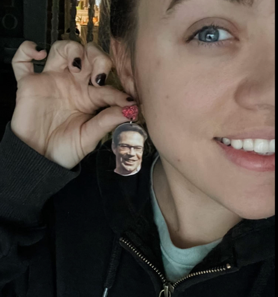 Big Head Heart Earrings