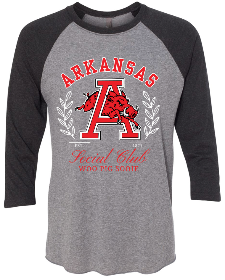 AR SOCIAL CLUB WOO PIG RAGLAN