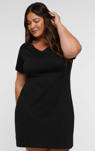 Women's Fine Jersey V-Neck Coverup LAT
