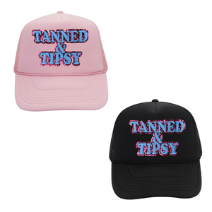 TANNED AND TIPSY PATCH HAT