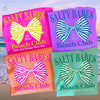 Salty Babes Coquette Bow Neon Summer Shirt