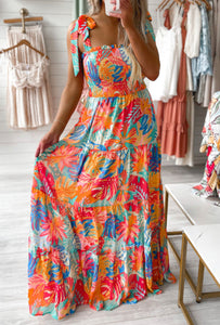 Tami Tropical Vibrant Dress