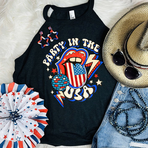 Party In USA: Tank or Tee