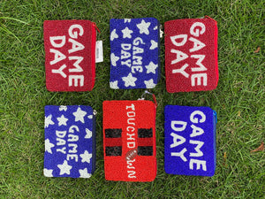 GAME DAY COIN PURSES