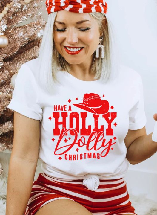 HAVE A HOLLY DOLLY CHRISTMAS