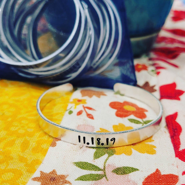 $10 HANDSTAMPED BRACLETS - CUSTOMIZE THEM YOUR WAY
