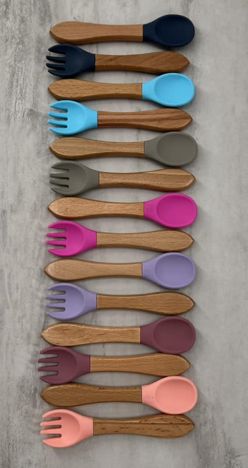 FORK AND SPOON CUSTOM SILICONE SETS